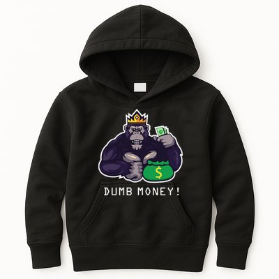 Dumb Money Ape Kids Hoodie