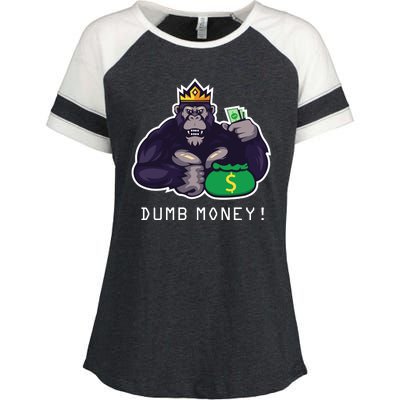 Dumb Money Ape Enza Ladies Jersey Colorblock Tee