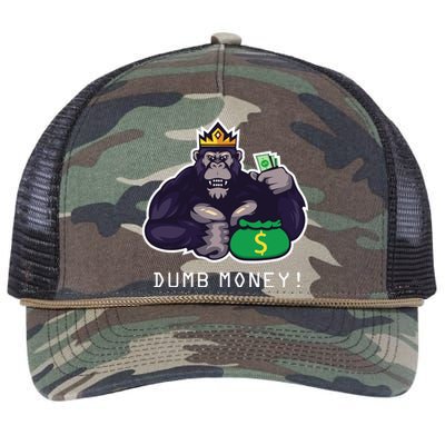 Dumb Money Ape Retro Rope Trucker Hat Cap