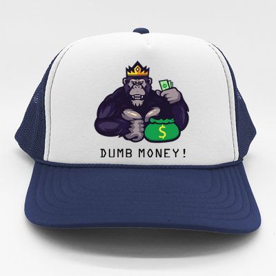 Dumb Money Ape Trucker Hat