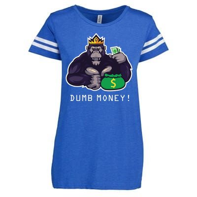 Dumb Money Ape Enza Ladies Jersey Football T-Shirt