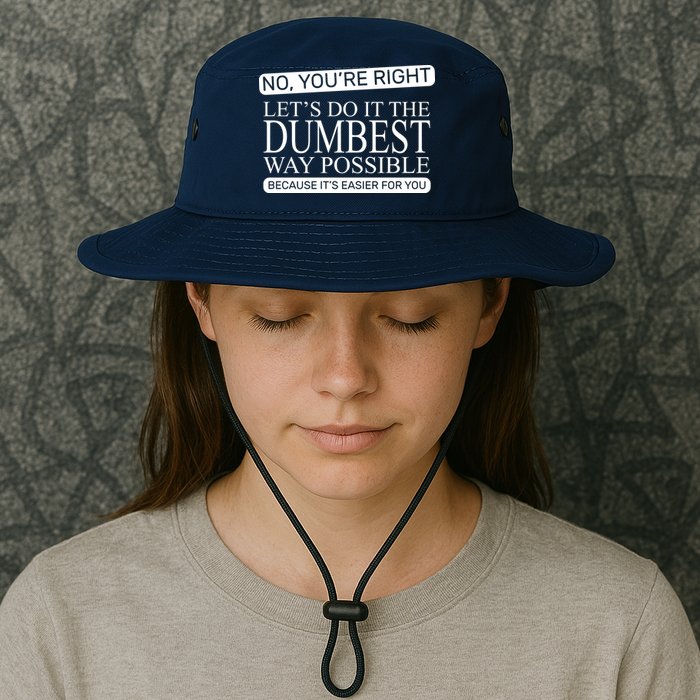 Dumbest Way Possible Legacy Cool Fit Booney Bucket Hat