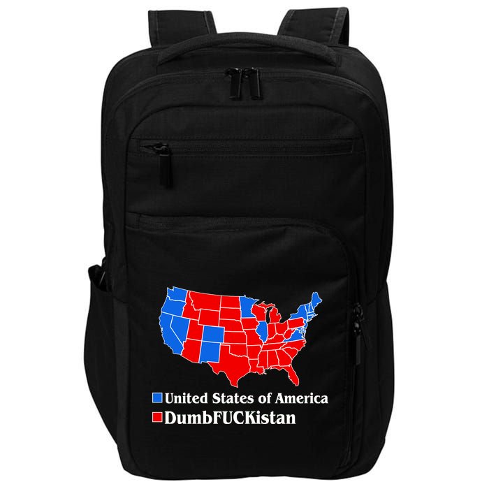 DumbFUCKistan Vs. United States of America Election Map Democrats Impact Tech Backpack