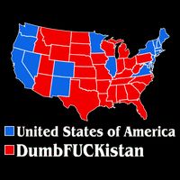 DumbFUCKistan Vs. United States of America Election Map Democrats Impact Tech Backpack
