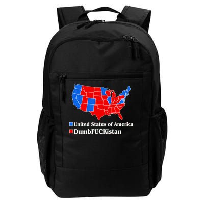 DumbFUCKistan Vs. United States of America Election Map Democrats Daily Commute Backpack