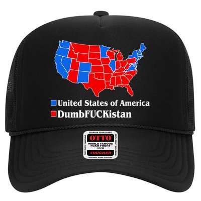 DumbFUCKistan Vs. United States of America Election Map Democrats Trucker Hat