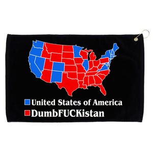 DumbFUCKistan Vs. United States of America Election Map Democrats Grommeted Golf Towel