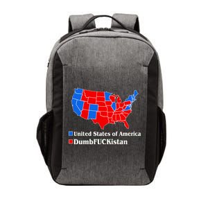 DumbFUCKistan Vs. United States of America Election Map Democrats Vector Backpack