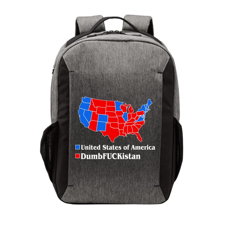 DumbFUCKistan Vs. United States of America Election Map Democrats Vector Backpack