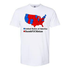 DumbFUCKistan Vs. United States of America Election Map Democrats Softstyle CVC T-Shirt