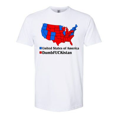 DumbFUCKistan Vs. United States of America Election Map Democrats Softstyle® CVC T-Shirt