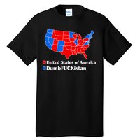 DumbFUCKistan Vs. United States of America Election Map Republicans Tall T-Shirt