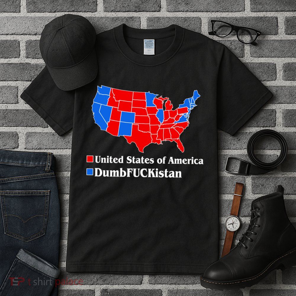 DumbFUCKistan Vs. United States of America Election Map Republicans Tall T-Shirt