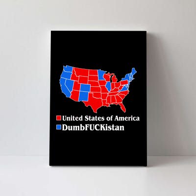 DumbFUCKistan Vs. United States of America Election Map Republicans Canvas