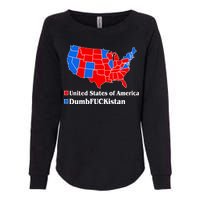 DumbFUCKistan Vs. United States of America Election Map Republicans Womens California Wash Sweatshirt