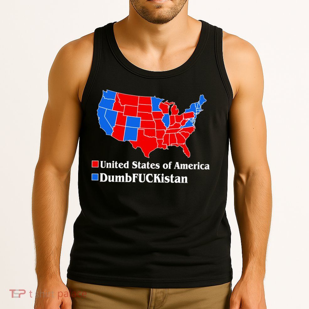 DumbFUCKistan Vs. United States of America Election Map Republicans Tank Top