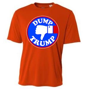 Dump Trump Emblem Cooling Performance Crew T-Shirt