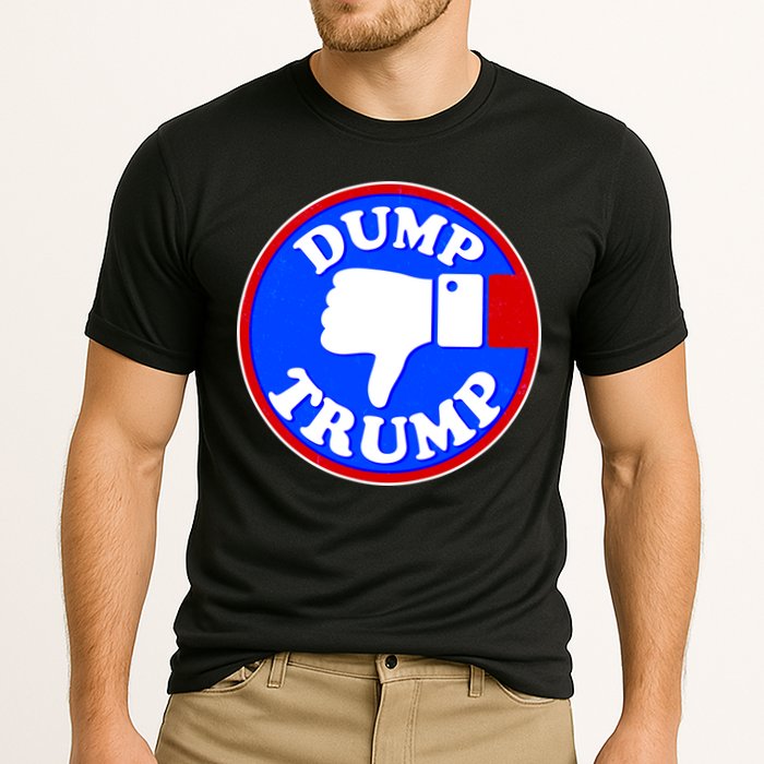 Dump Trump Emblem Cooling Performance Crew T-Shirt
