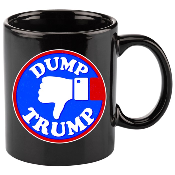 Dump Trump Emblem 11oz C Handle Ceramic Mug