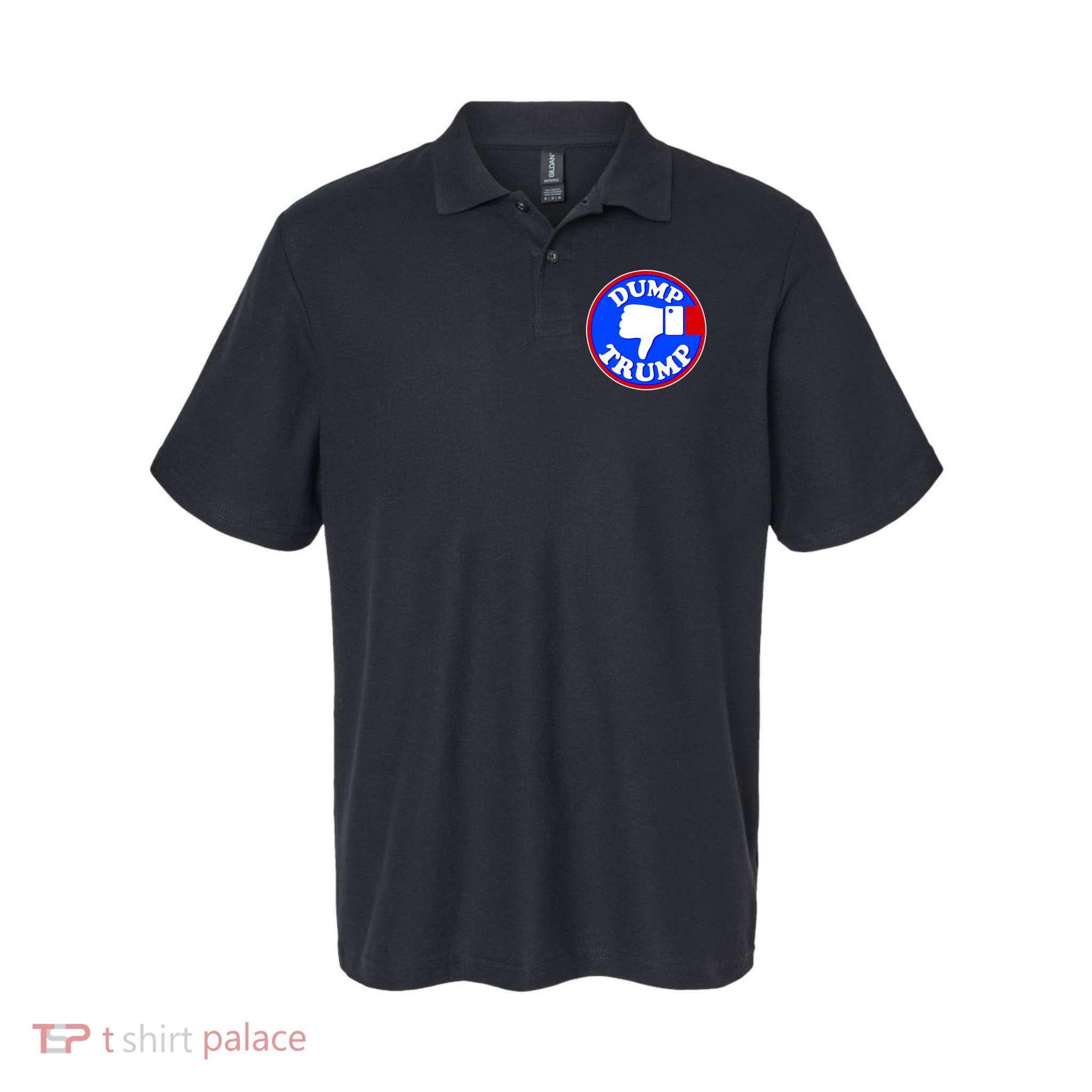 Dump Trump Emblem Polo