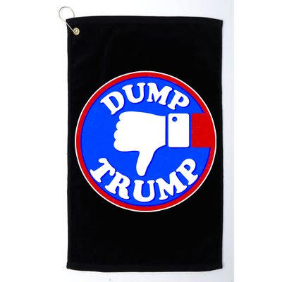 Dump Trump Emblem Platinum Collection Golf Towel