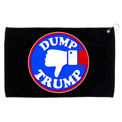 Dump Trump Emblem Grommeted Golf Towel