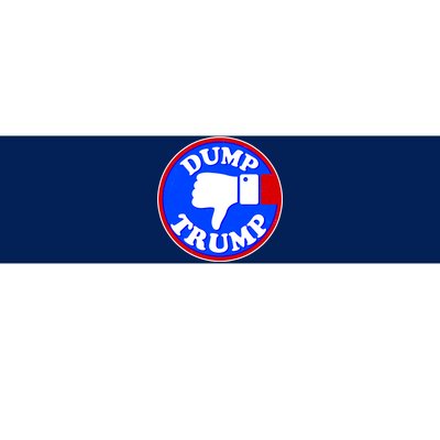 Dump Trump Emblem Bumper Sticker