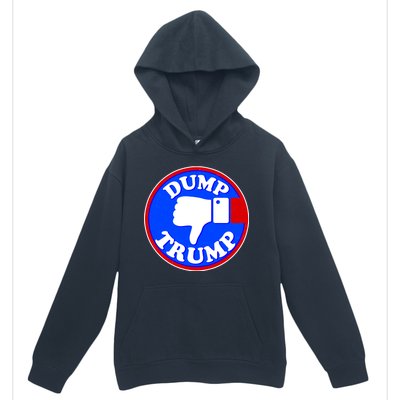 Dump Trump Emblem Urban Pullover Hoodie