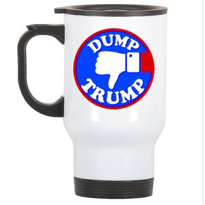 Dump Trump Emblem Stainless Steel Travel Mug