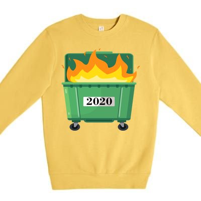 Dumpster Fire 2020 Sucks Worst Year Premium Crewneck Sweatshirt