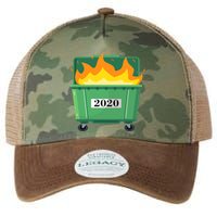 Dumpster Fire 2020 Sucks Worst Year Legacy Tie Dye Trucker Hat