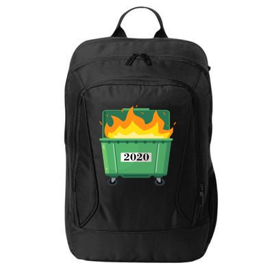 Dumpster Fire 2020 Sucks Worst Year City Backpack