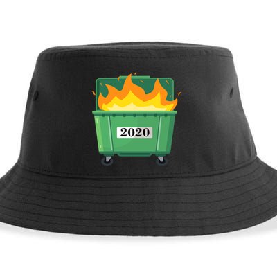 Dumpster Fire 2020 Sucks Worst Year Sustainable Bucket Hat