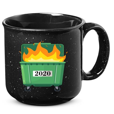 Dumpster Fire 2020 Sucks Worst Year 15oz Campfire Ceramic Mug