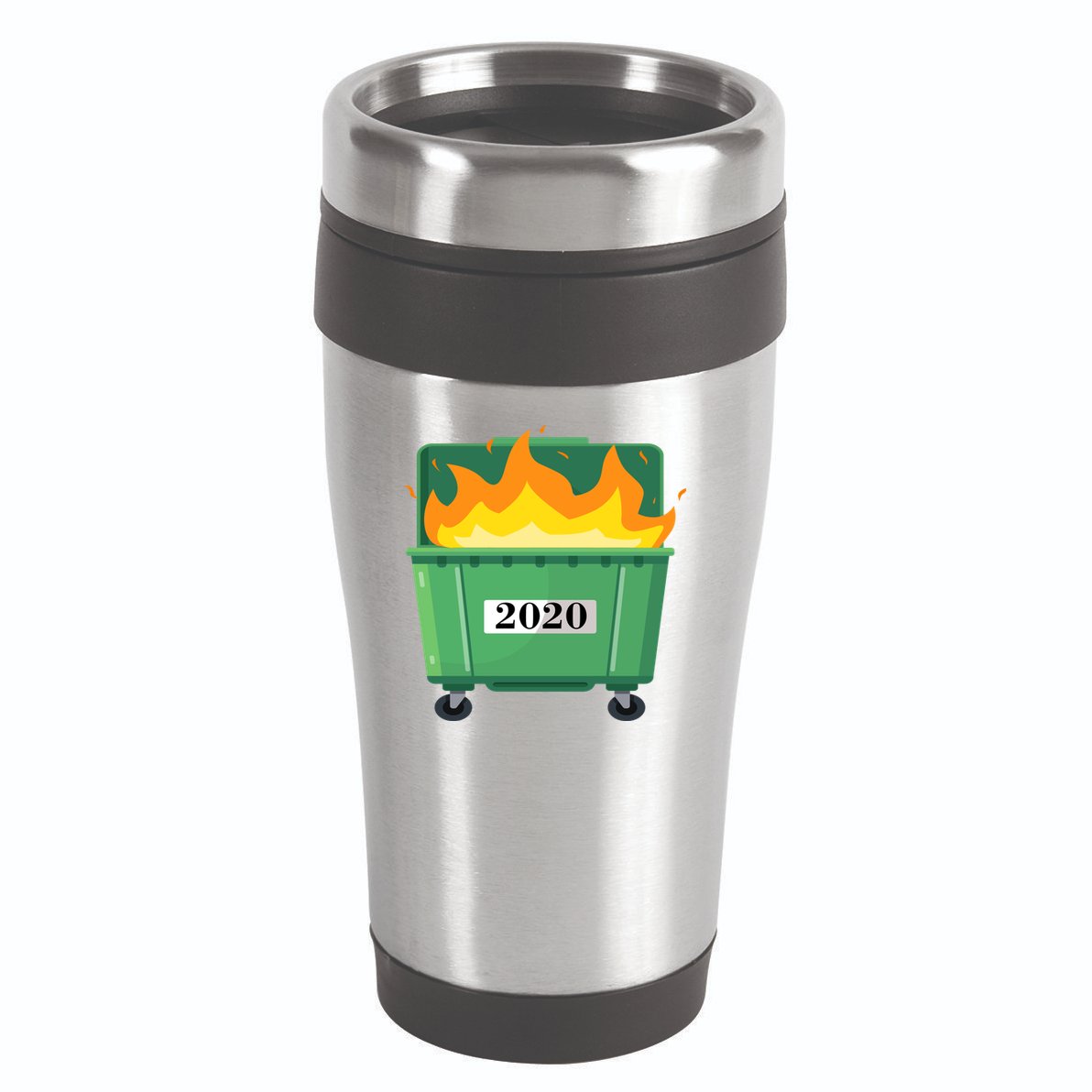 Dumpster Fire 2020 Sucks Worst Year 16oz Travel Tumbler