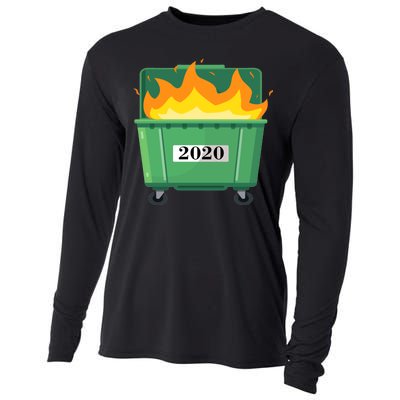 Dumpster Fire 2020 Sucks Worst Year Cooling Performance Long Sleeve Crew