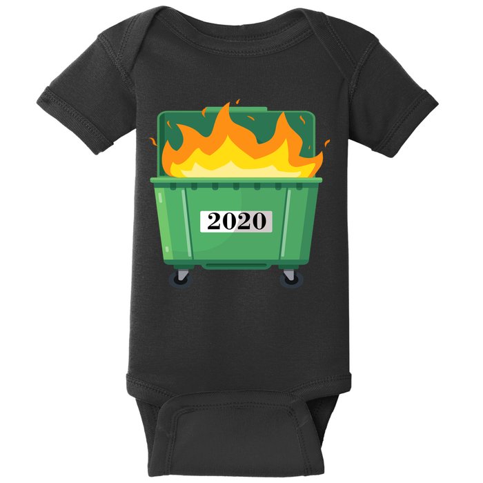 Dumpster Fire 2020 Sucks Worst Year Baby Bodysuit