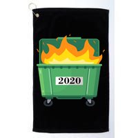 Dumpster Fire 2020 Sucks Worst Year Golf Towel