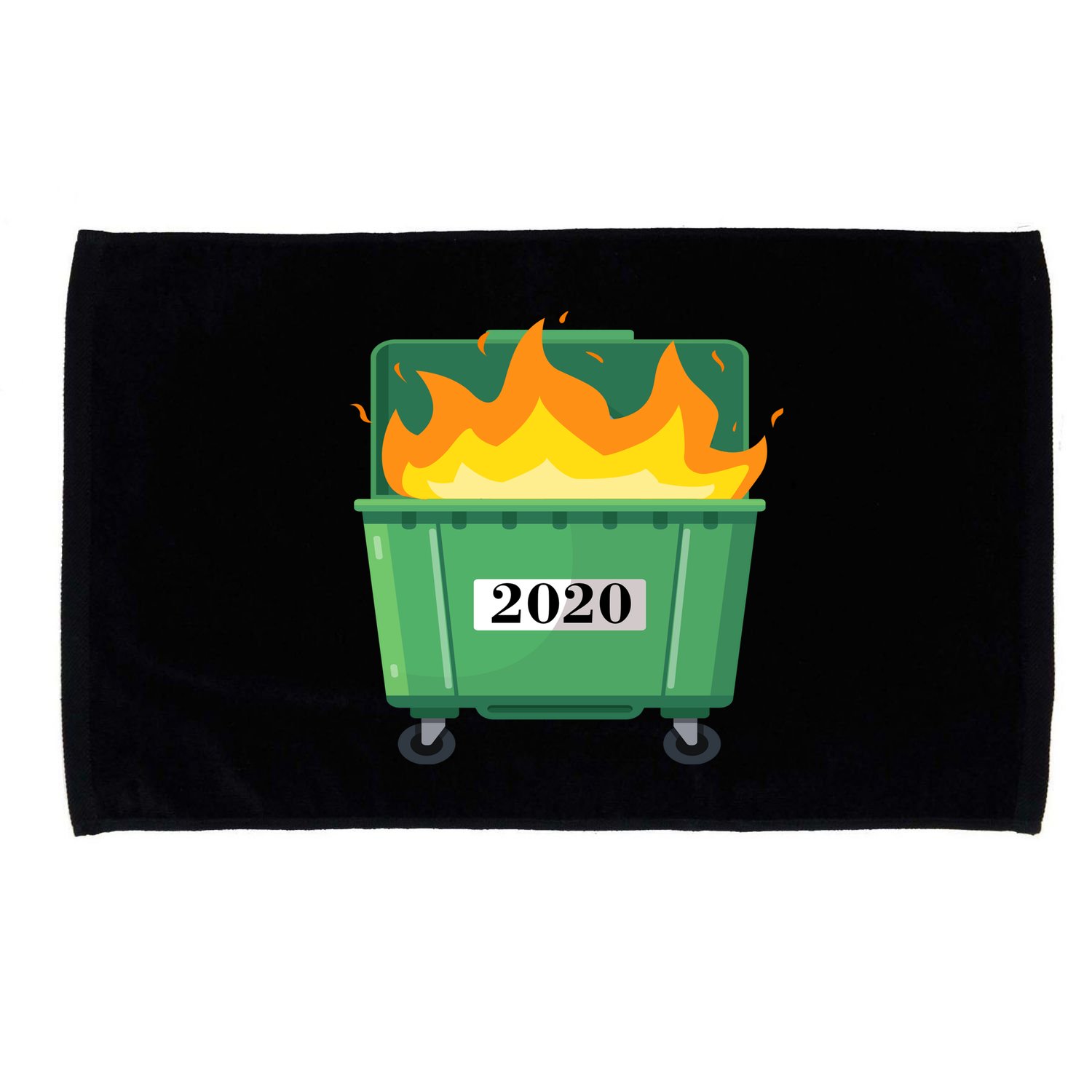 Dumpster Fire 2020 Sucks Worst Year Microfiber Hand Towel