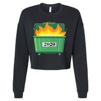 Dumpster Fire 2020 Sucks Worst Year Cropped Pullover Crew