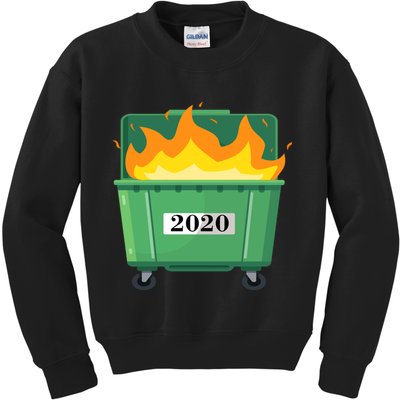 Dumpster Fire 2020 Sucks Worst Year Kids Sweatshirt