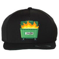 Dumpster Fire 2020 Sucks Worst Year Wool Snapback Cap