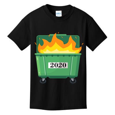 Dumpster Fire 2020 Sucks Worst Year Kids T-Shirt