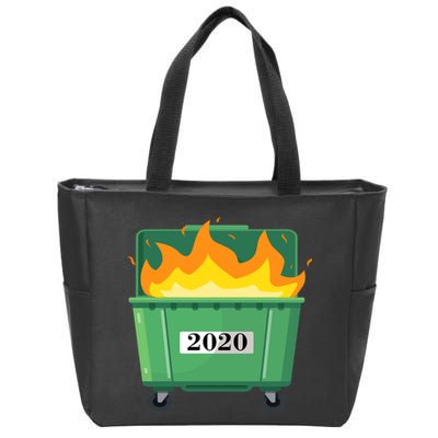 Dumpster Fire 2020 Sucks Worst Year Zip Tote Bag