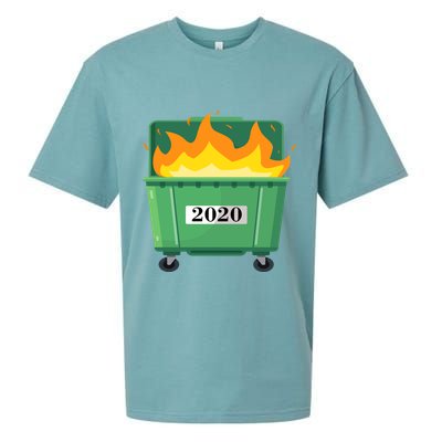 Dumpster Fire 2020 Sucks Worst Year Sueded Cloud Jersey T-Shirt
