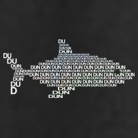 Dun Dun Dun Shark Logo Garment-Dyed Fleece Hoodie