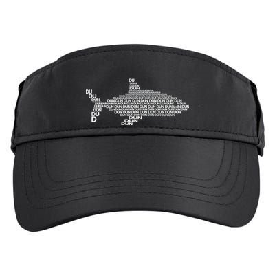 Dun Dun Dun Shark Logo Adult Drive Performance Visor