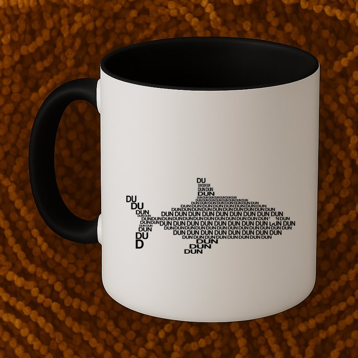 Dun Dun Dun Shark Logo Mug