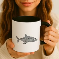 Dun Dun Dun Shark Logo Mug