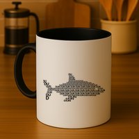 Dun Dun Dun Shark Logo Mug